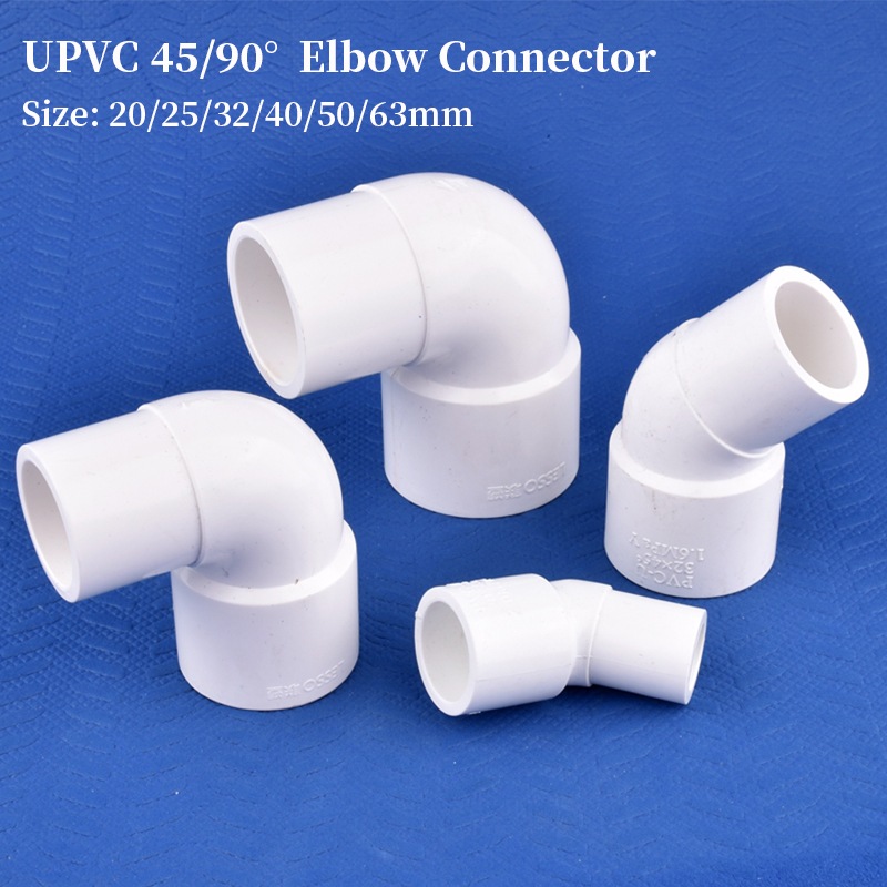 Gardening Tools B&Q - 20~63mm PVC 45/90 Degree Elbow Connector
