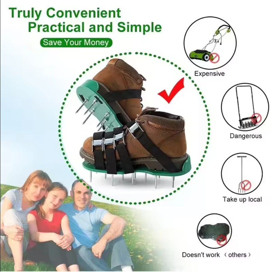 Gardening Tools Long - Garden Nail Shoes Grass Loose Soil