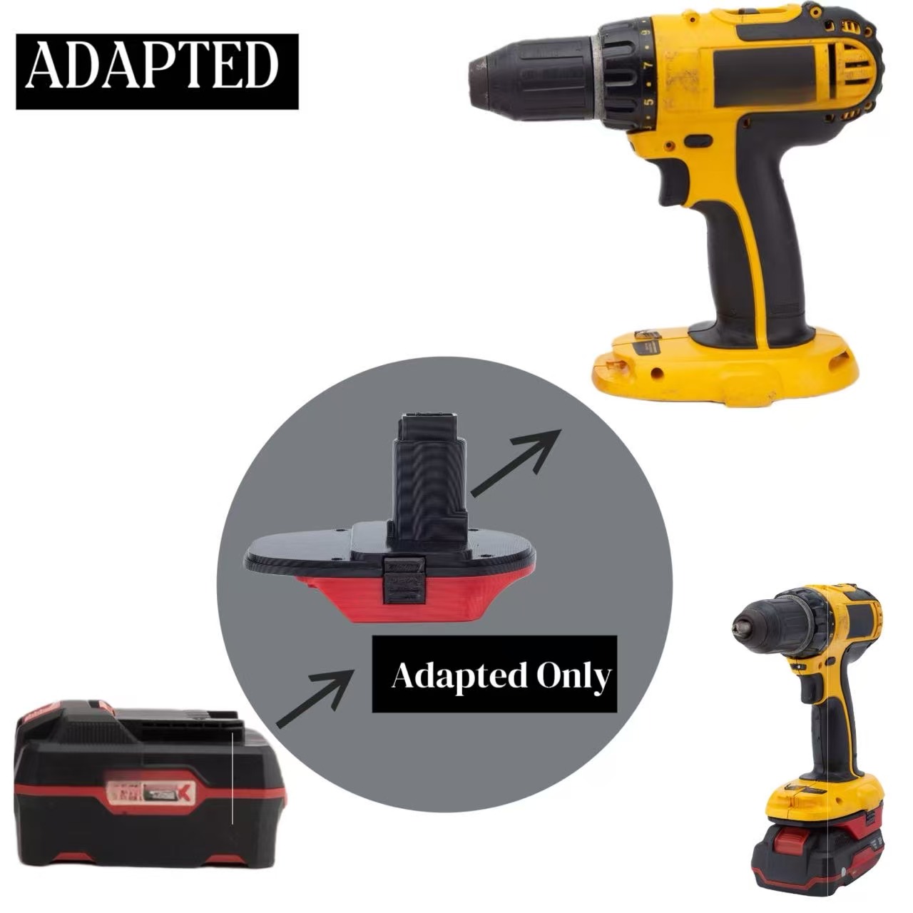 Gardening Tools Lidl - Battery Adapter Converter For LIDL Parkside