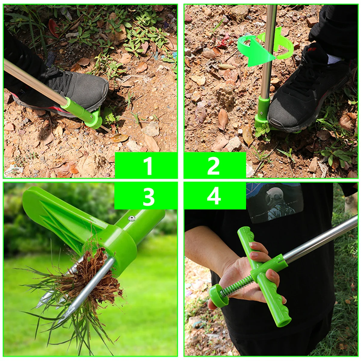Long Handle Weed Remover Porta - огляд і ціна Weed Puller