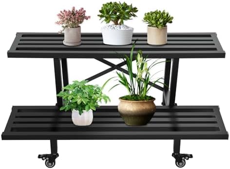 Sturdy Metal Plant Stand 2 Tie - огляд і ціна Gardening Tools Holder