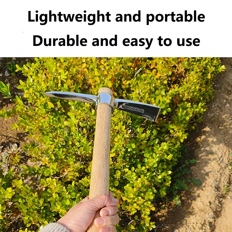 1Pcs Stainless Steel Pickaxe O - огляд і ціна Gardening Tools Sharp