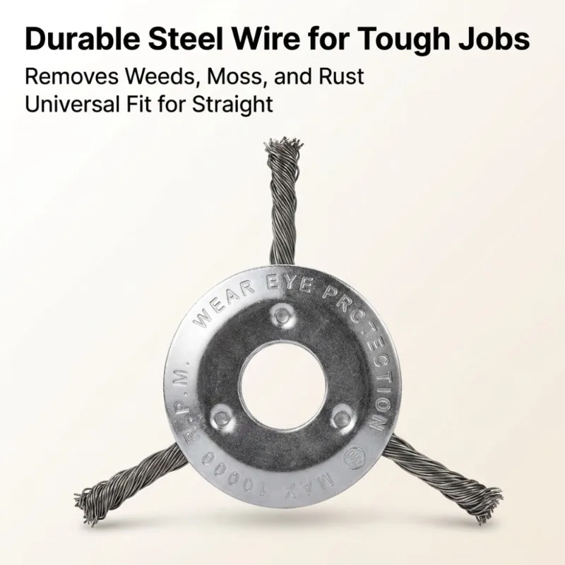 6inch Steel Wire Wheel Head Gr - огляд і ціна Weed Puller
