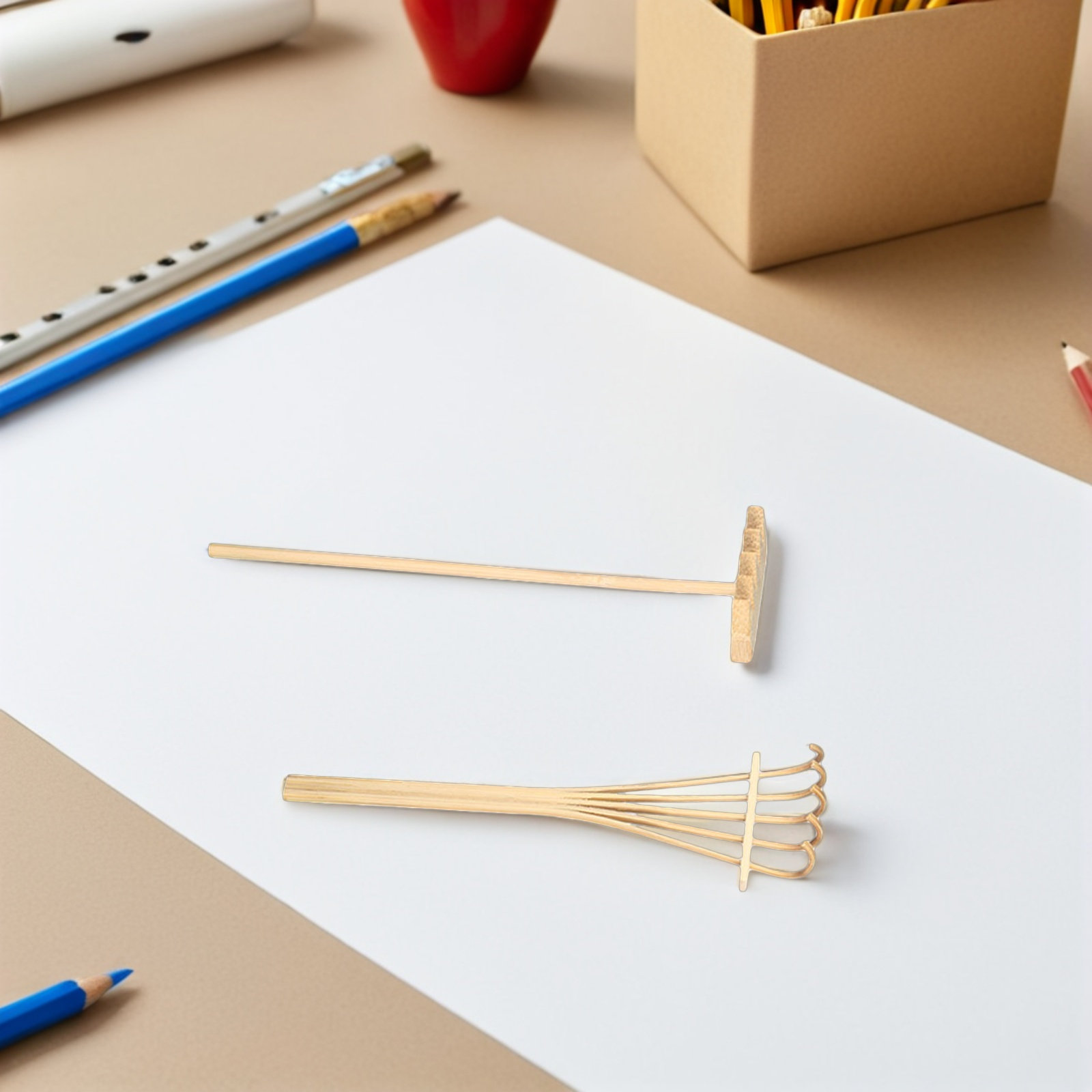 6Pcs Mini Sand Rake Set Bamboo - огляд і ціна Gardening Tools And Accessories