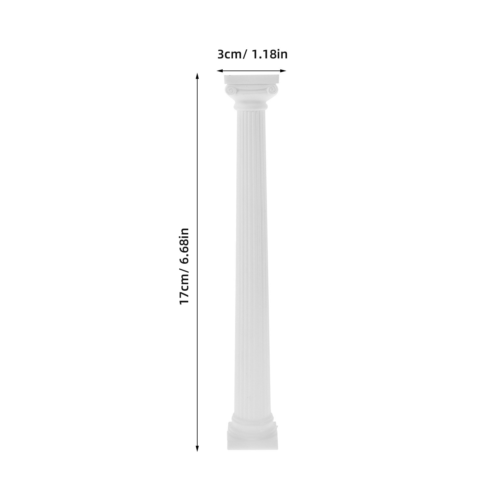 6Pcs Roman Pillar Statue Plast - огляд і ціна Gardening Tools Photo