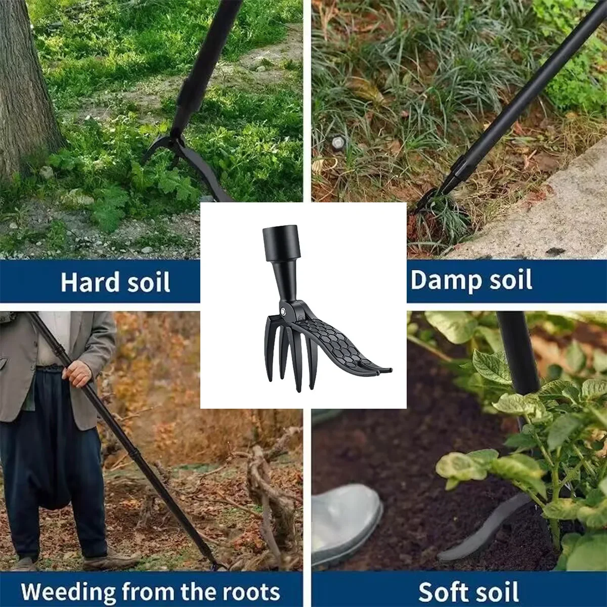 Stand Up Weed Puller Tool with - огляд і ціна Weed Puller