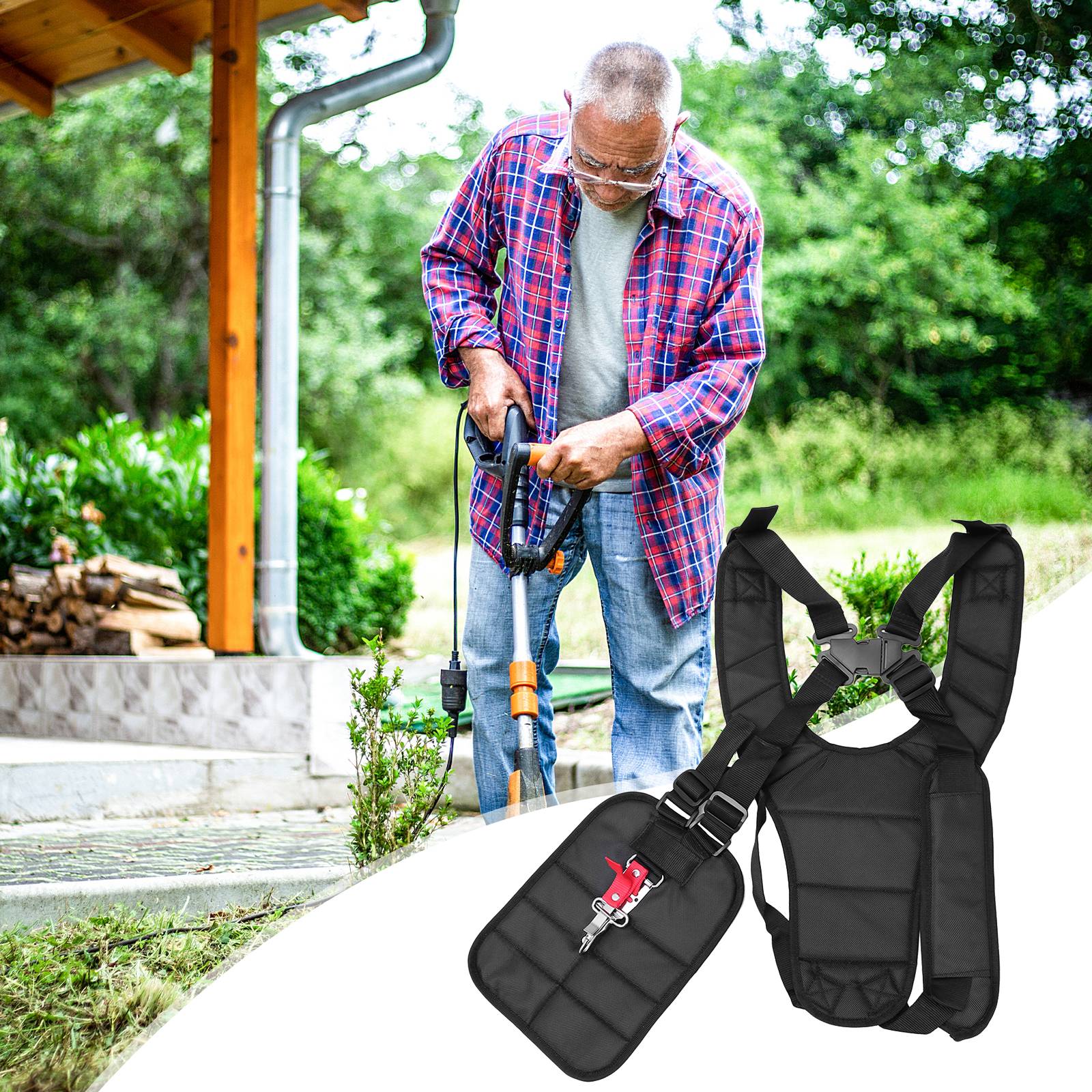 Grass Trimmer Shoulder Strap D - огляд і ціна Gardening Tools Long