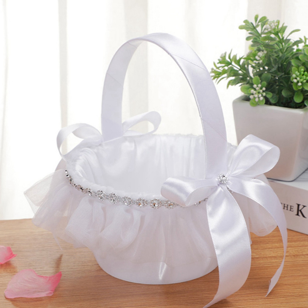 Wedding Baskets White Flower G - огляд і ціна Gardening Tools Girls
