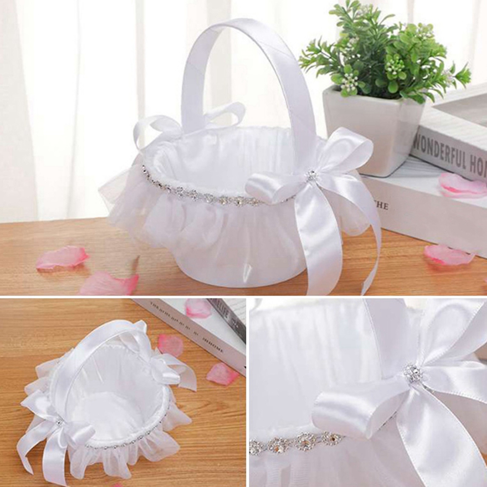 Wedding Baskets White Flower G - огляд і ціна Gardening Tools Girls