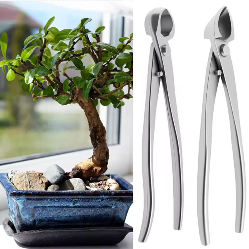 2pcs 210mm Stainless Steel Bon - огляд і ціна Bonsai Tool Set