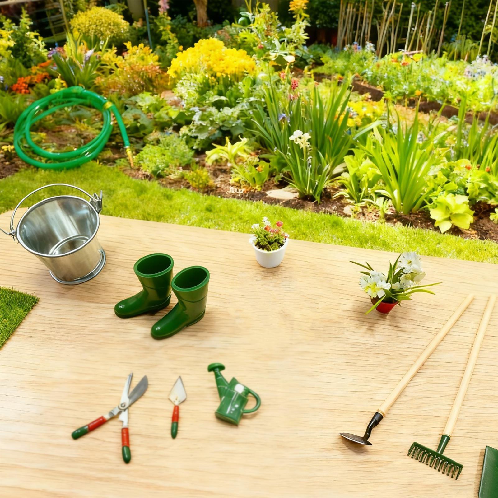 Miniature Gardening Decor Real - огляд і ціна Gardening Tools Girls