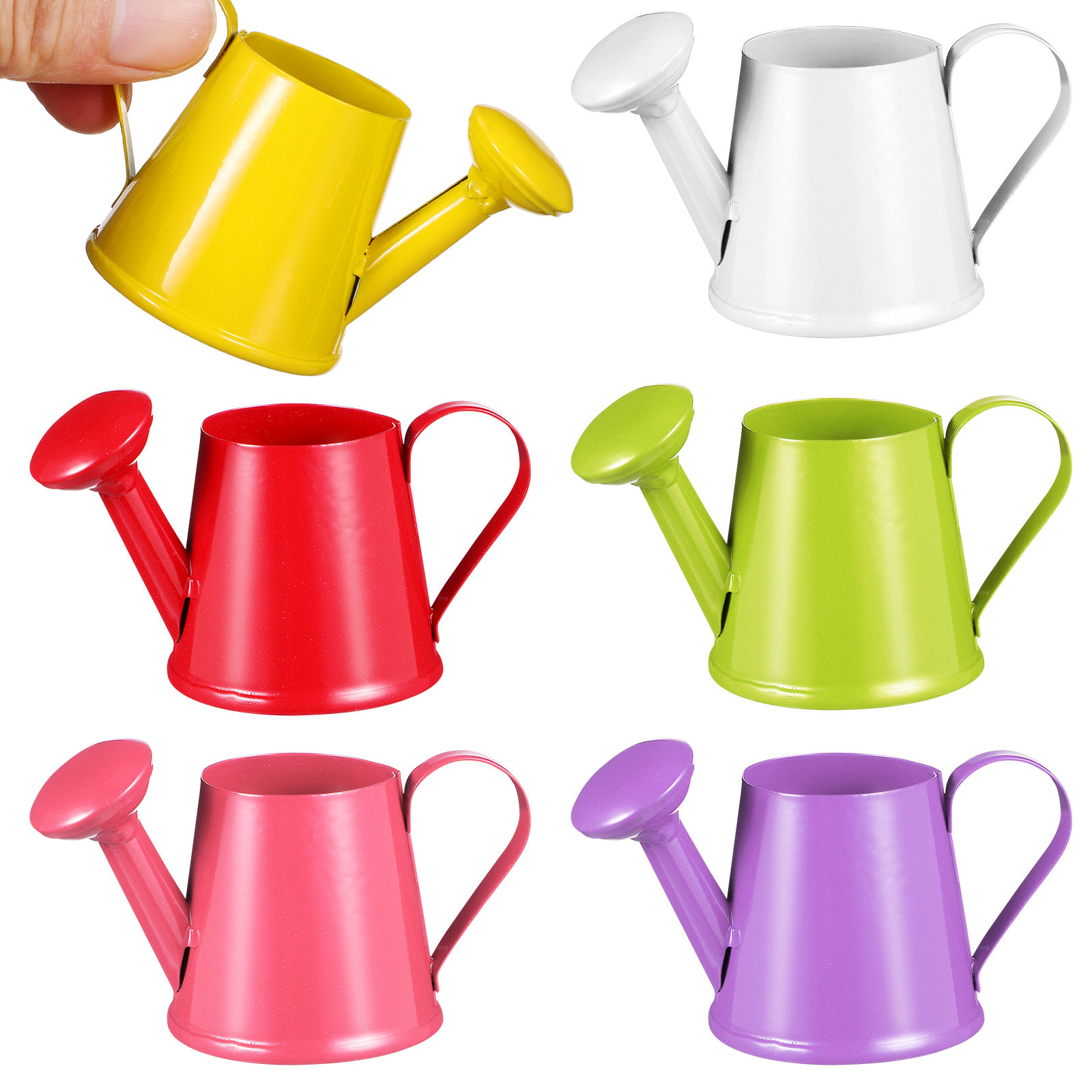 6Pcs Mini Watering Kettle Meta - огляд і ціна Gardening Tools Photo