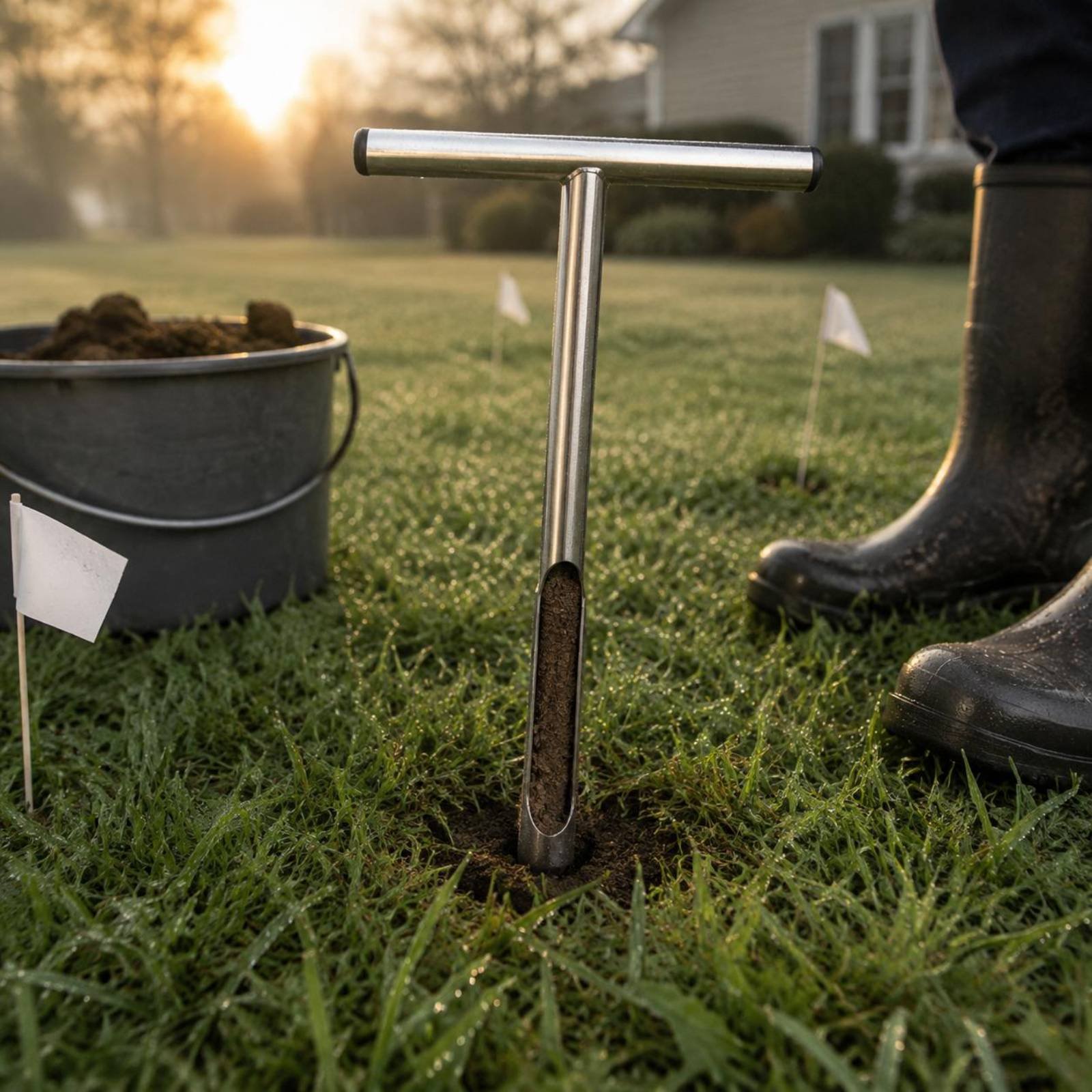 Stainless Steel Soil Sampler E - огляд і ціна Gardening Tools Long