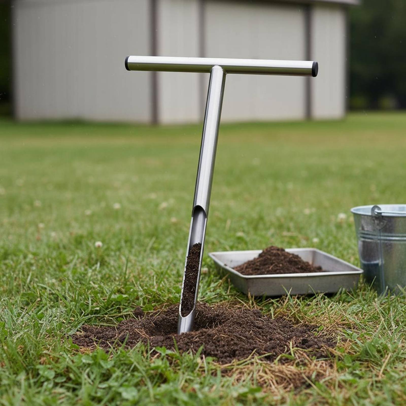 Stainless Steel Soil Sampler E - огляд і ціна Gardening Tools Long