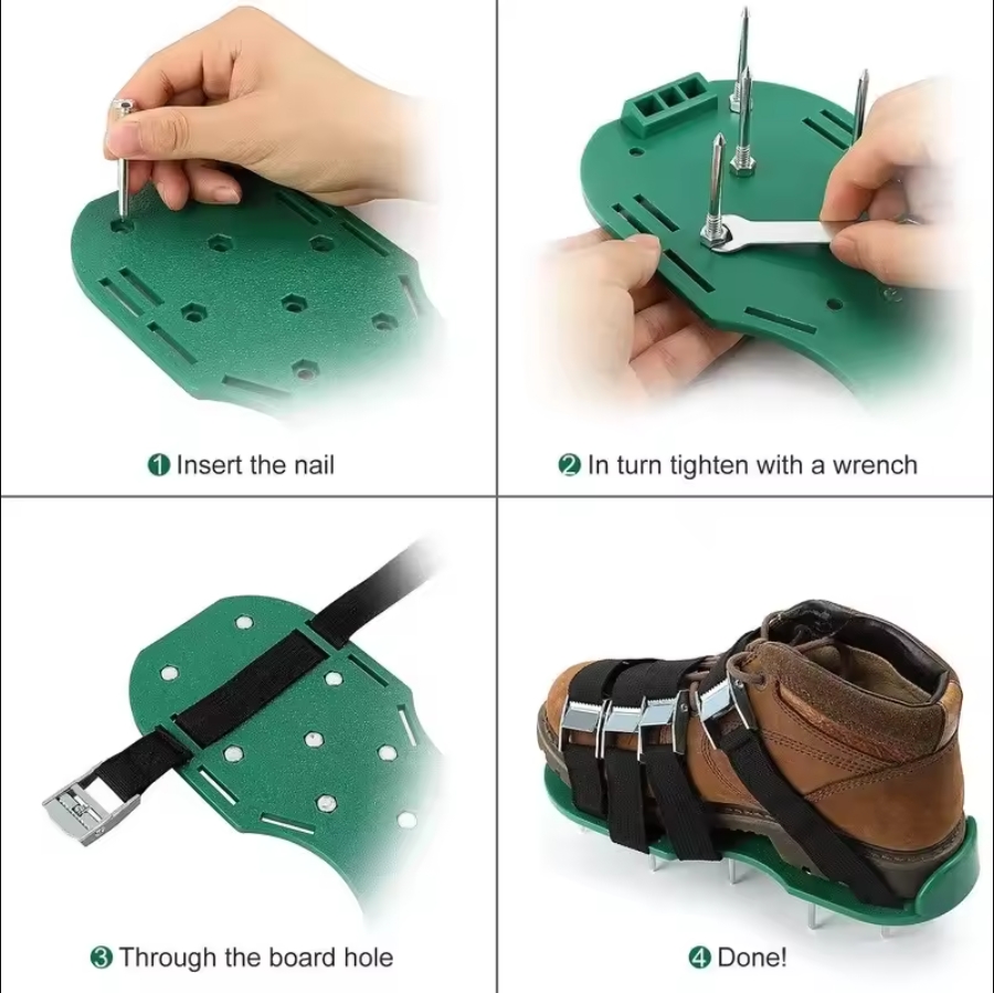 Garden Nail Shoes Grass Loose  - огляд і ціна Gardening Tools Long