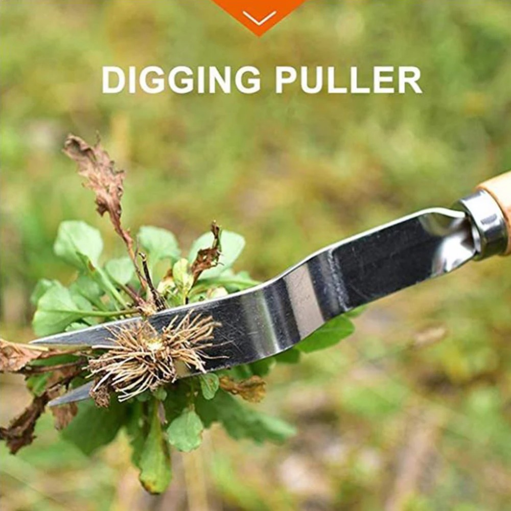1pcs Wood Handle Stainless Ste - огляд і ціна Weed Puller