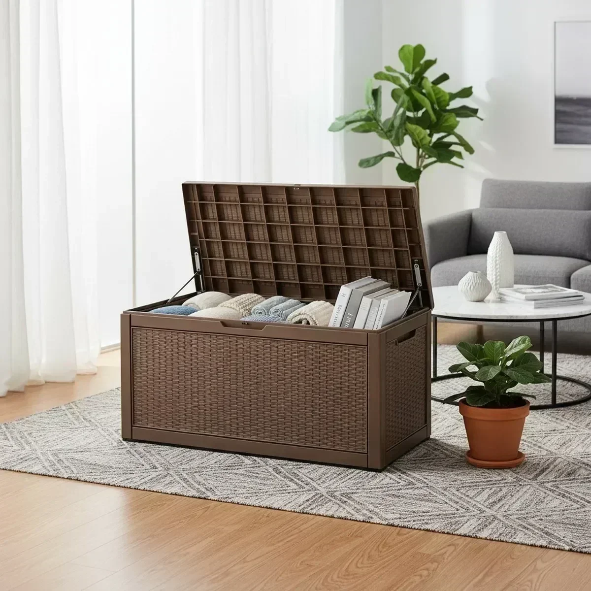 Large Outdoor Storage Bench Wa - огляд і ціна Gardening Tools Holder
