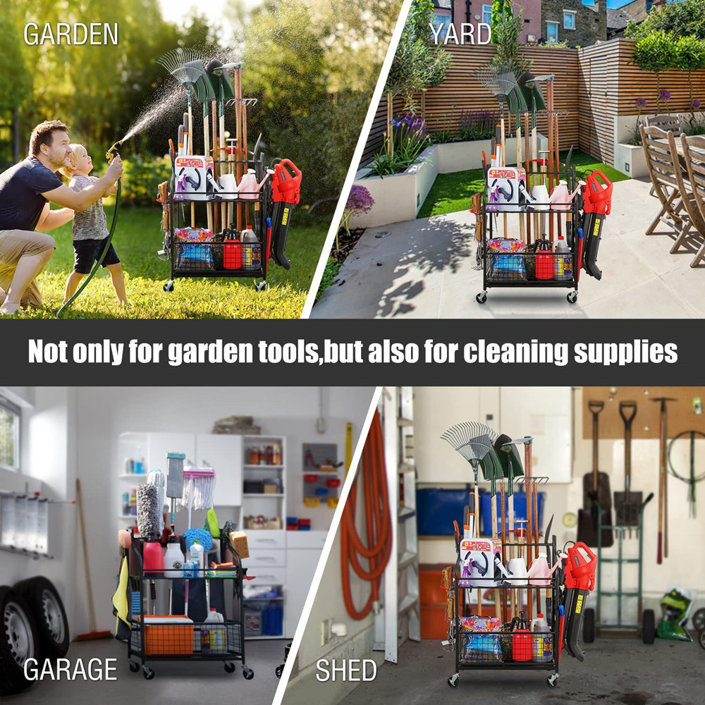 Garden Tool Organizer Yard Too - огляд і ціна Gardening Tools Holder