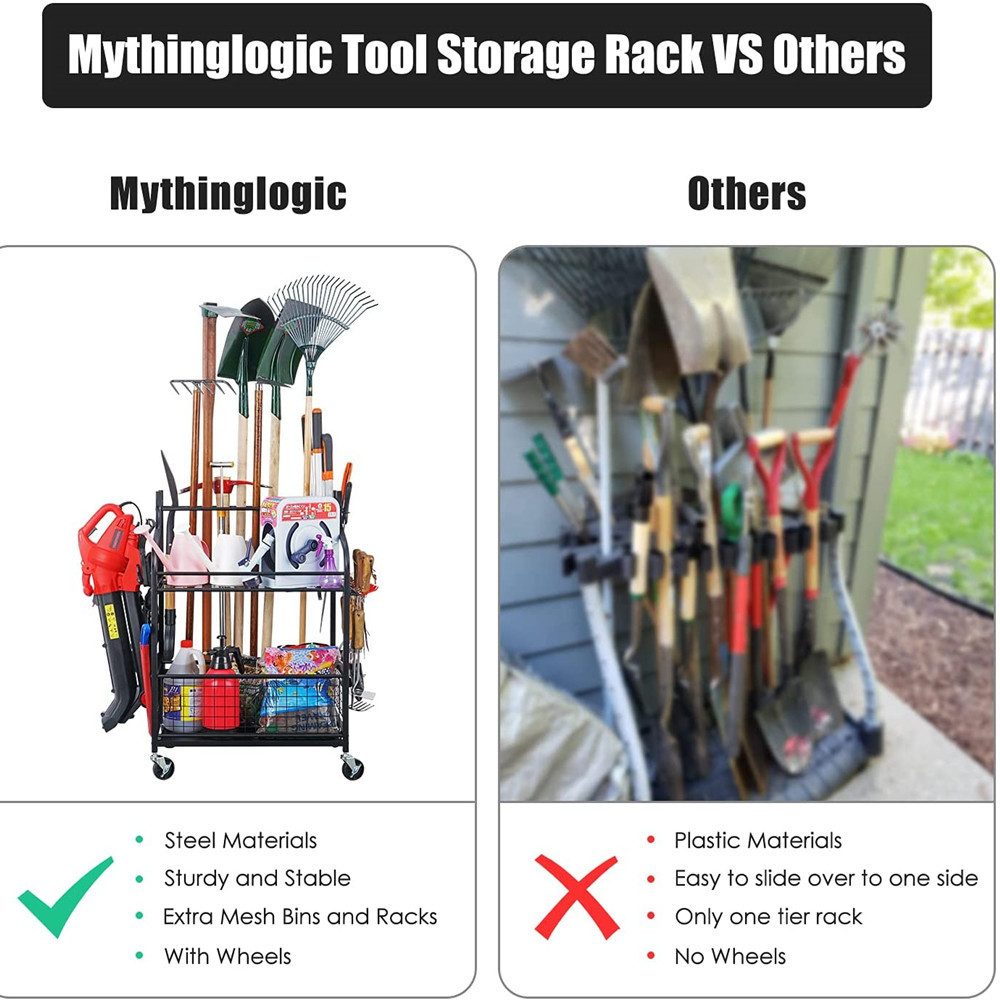 Garden Tool Organizer Yard Too - огляд і ціна Gardening Tools Holder