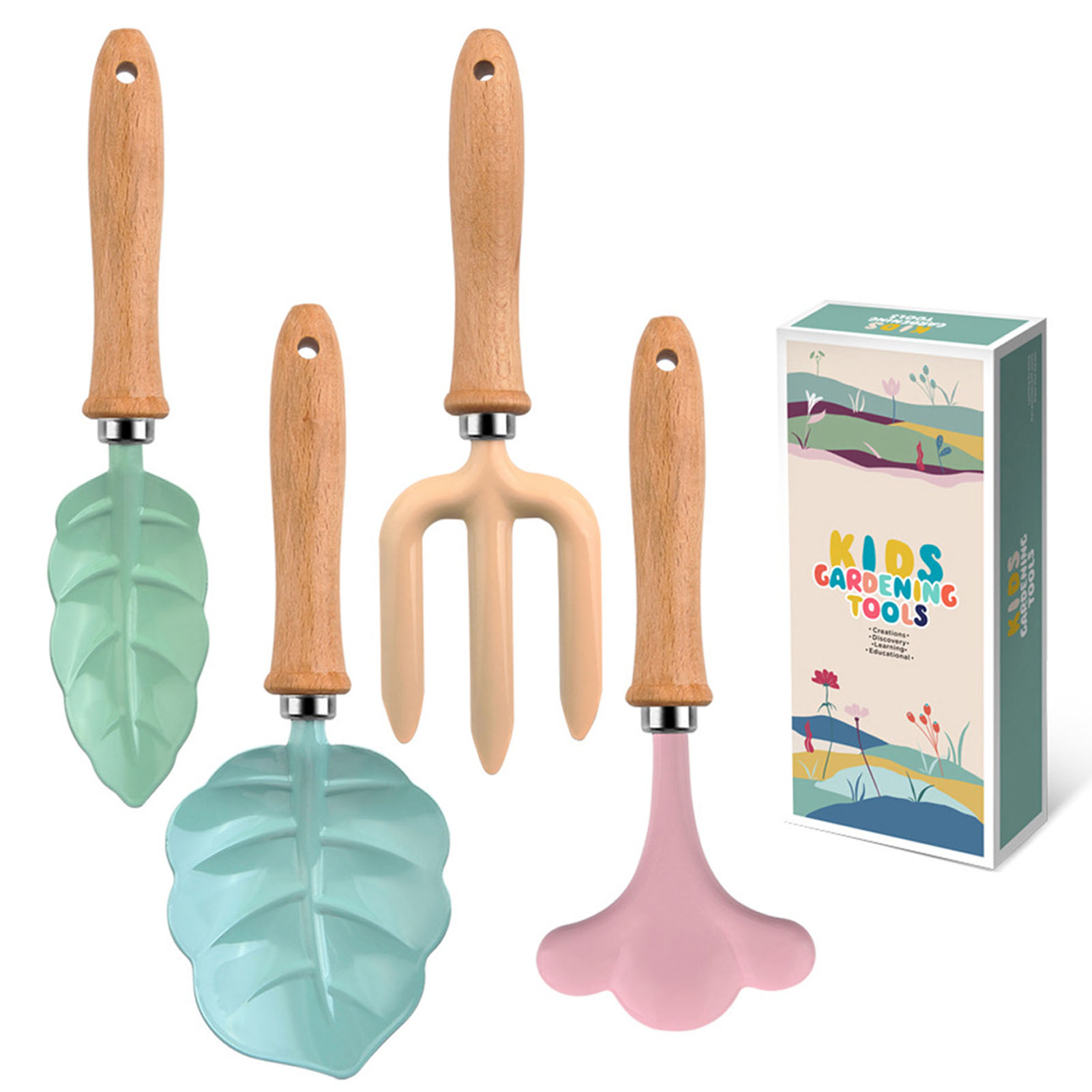 Little Gardener Tool Set Color - огляд і ціна Gardening Tools Girls