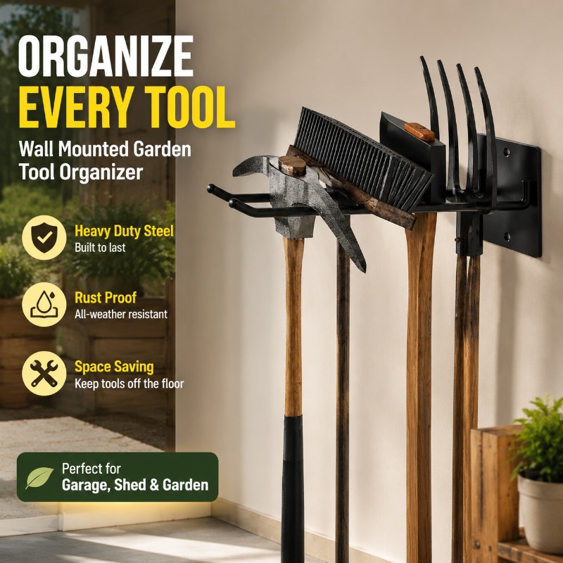 Thickened Wall Mount Garden To - огляд і ціна Gardening Tools Holder