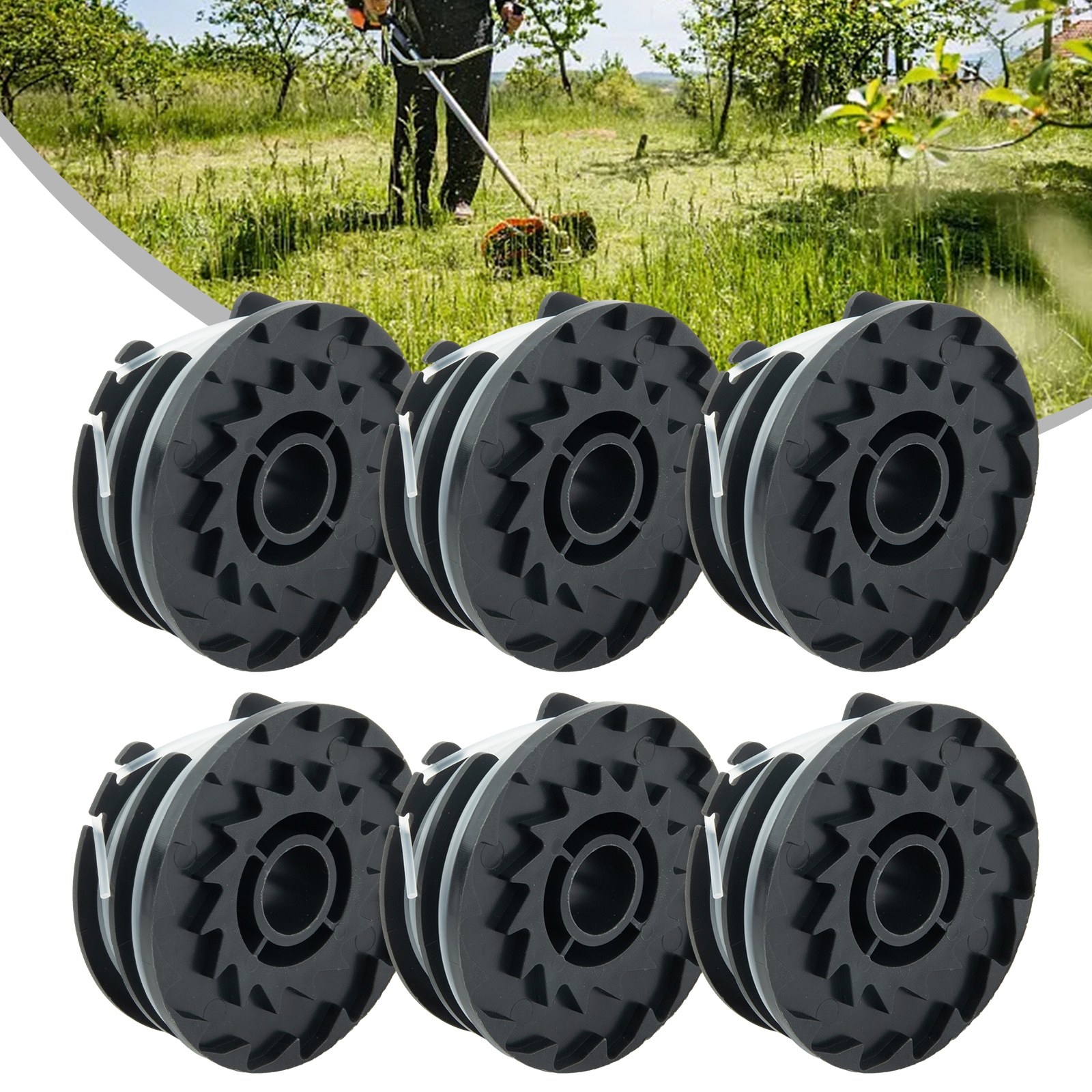Portable 1/6PCS Thread Spools  - огляд і ціна Gardening Tools Lidl